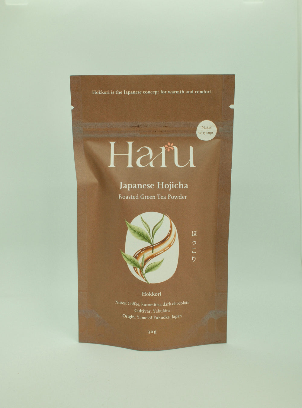Hokkari Hojicha Powder - Roasted Green Tea Powder from Yame, Fukuoka